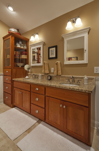Custom built bathroom cabinetry from Northland Cabinets in the Twin ...