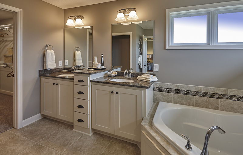 Custom built bathroom cabinetry from Northland Cabinets in the Twin ...
